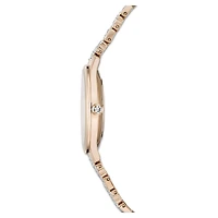 Attract watch, Swiss Made, Metal bracelet, Gold tone, Champagne gold-tone finish by SWAROVSKI