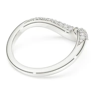 Swarovski Classica open ring, Round cut, White, Sterling silver