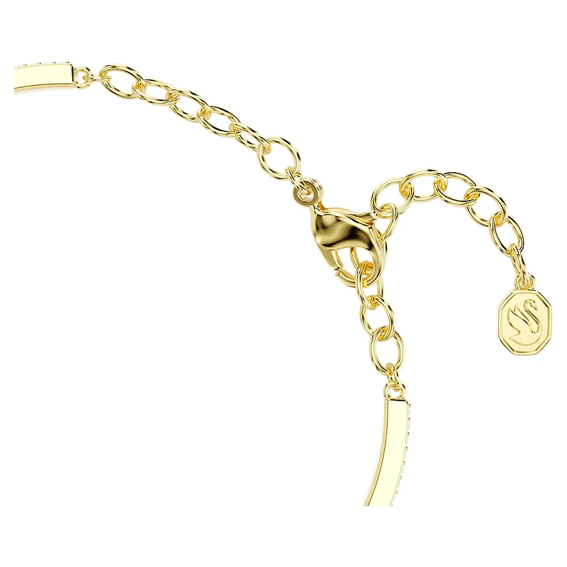 Idyllia bangle, Mixed cuts, Bee, Multicoloured, Gold-tone plated by SWAROVSKI