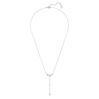 Galaxy Y necklace, Lab-grown diamonds 0.7 ct tw, Mixed shapes, Sterling silver by SWAROVSKI