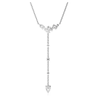 Galaxy Y necklace, Lab-grown diamonds 0.7 ct tw, Mixed shapes, Sterling silver by SWAROVSKI