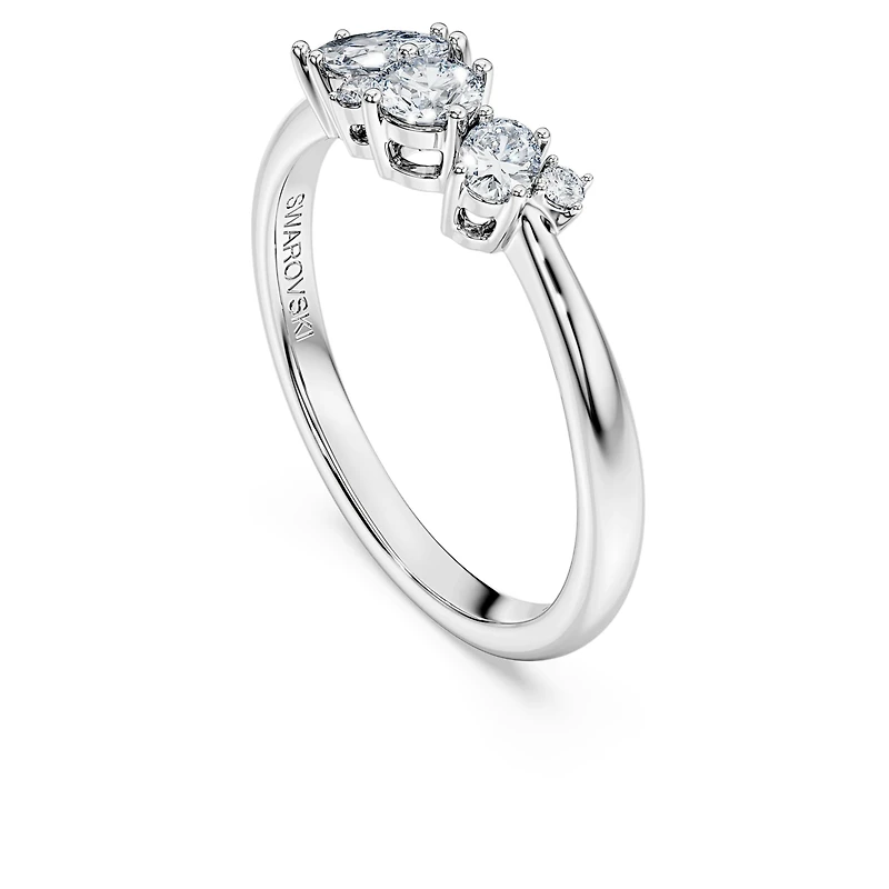 Galaxy ring, Lab-grown diamonds 0.41 ct tw, Mixed shapes, Sterling silver by SWAROVSKI