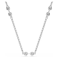 Swarovski Remix necklace, Round cut, White, Rhodium plated by SWAROVSKI