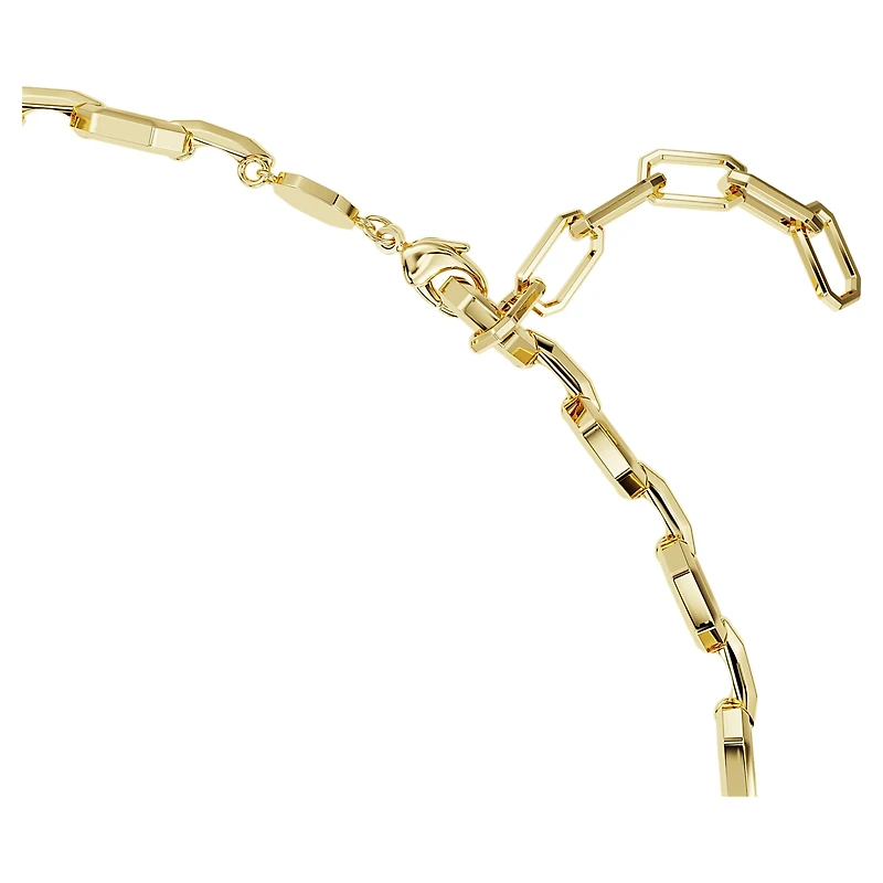 Octagon necklace, Lab-grown diamonds 18.39 ct tw, Mixed shapes, 18K yellow gold
