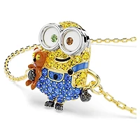 Minions Bob bracelet, Pavé, Multicoloured, 18K gold finish
