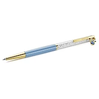 Crystalline ballpoint pen, Minions, Blue, Gold-tone plated
