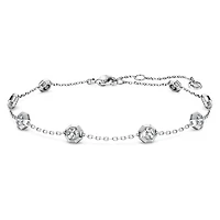Octagon bracelet, Lab-grown diamonds 0.8 ct tw, Round shape, Sterling silver by SWAROVSKI