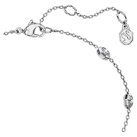 Octagon bracelet, Lab-grown diamonds 0.8 ct tw, Round shape, Sterling silver by SWAROVSKI