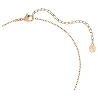 Idyllia set, Mixed cuts, Heart with arrow, White, 18K rose gold finish