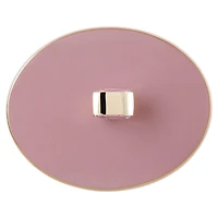 Idyllia sugar bowl, Porcelain, Pink by SWAROVSKI