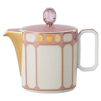 Idyllia creamer jug, Porcelain, Pink by SWAROVSKI