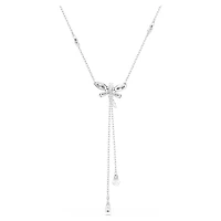 Ariana Grande x Swarovski Y necklace, Mixed cuts, Dragonfly, Multicoloured, Rhodium plated