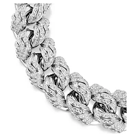 Vienna set, Set (2), Mixed cuts, White, Rhodium plated
