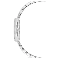 Dextera octagon watch, Swiss Made, Metal bracelet, Silver tone, Stainless steel