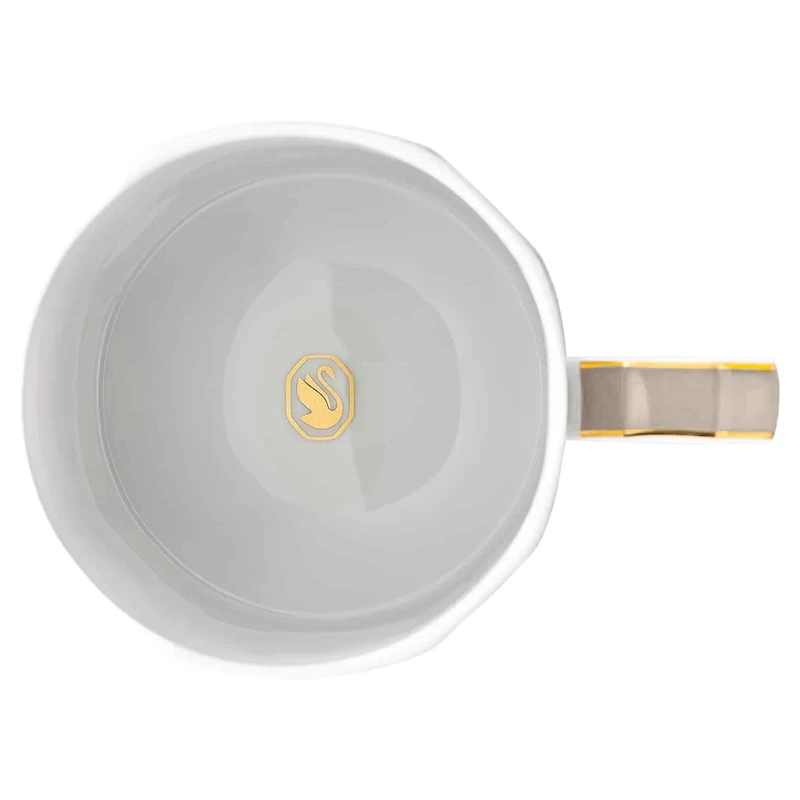 Signum mug with lid, Porcelain, Beige