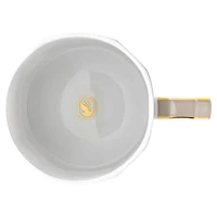 Signum mug with lid, Porcelain, Beige
