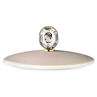 Signum mug with lid, Porcelain, Beige