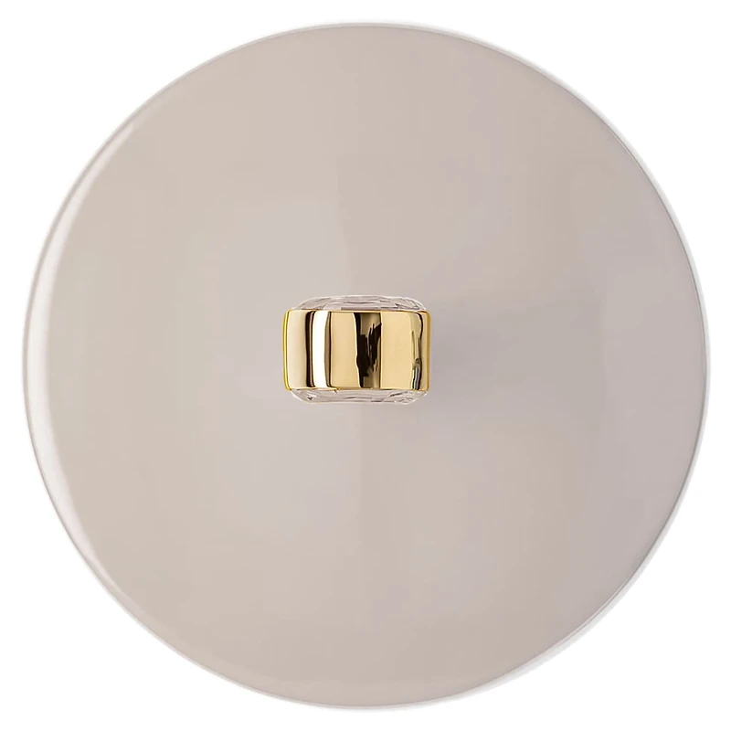 Signum mug with lid, Porcelain, Beige