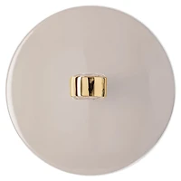 Signum mug with lid, Porcelain, Beige