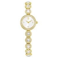 Una Angelic watch, Crystal bracelet, Gold tone
