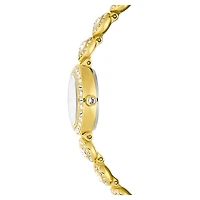 Una Angelic watch, Crystal bracelet, Gold tone