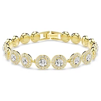 Una Angelic set, Set (3), Round cut, White, 18K gold finish