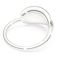 Swarovski Classica bangle, Statement, Round cut, White, Sterling silver