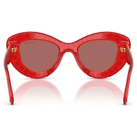 Sunglasses, Cat-eye shape, SK6060, Red by SWAROVSKI