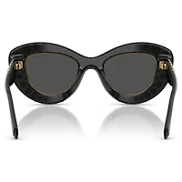 Sunglasses, Cat-Eye shape, SK6060, Silver Tone by SWAROVSKI