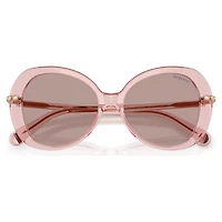 Sunglasses, Butterfly shape, SK6059, Pink by SWAROVSKI