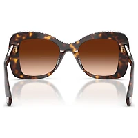 Sunglasses, Butterfly shape, SK6062U, Brown by SWAROVSKI