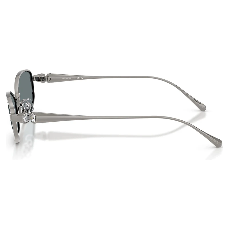 Sunglasses, Pillow shape, SK7042, Silver Tone by SWAROVSKI