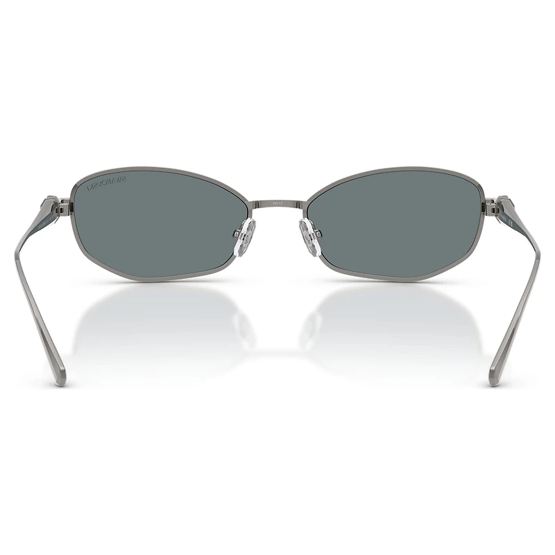 Sunglasses, Pillow shape, SK7042, Silver tone by SWAROVSKI