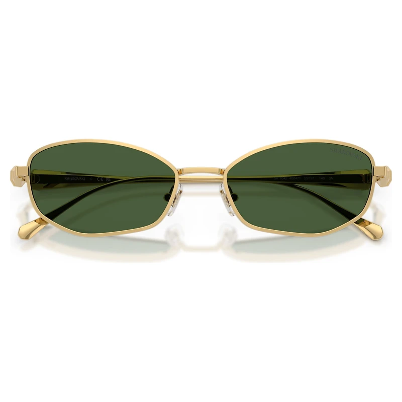 Sunglasses, Pillow shape, SK7042, Green by SWAROVSKI