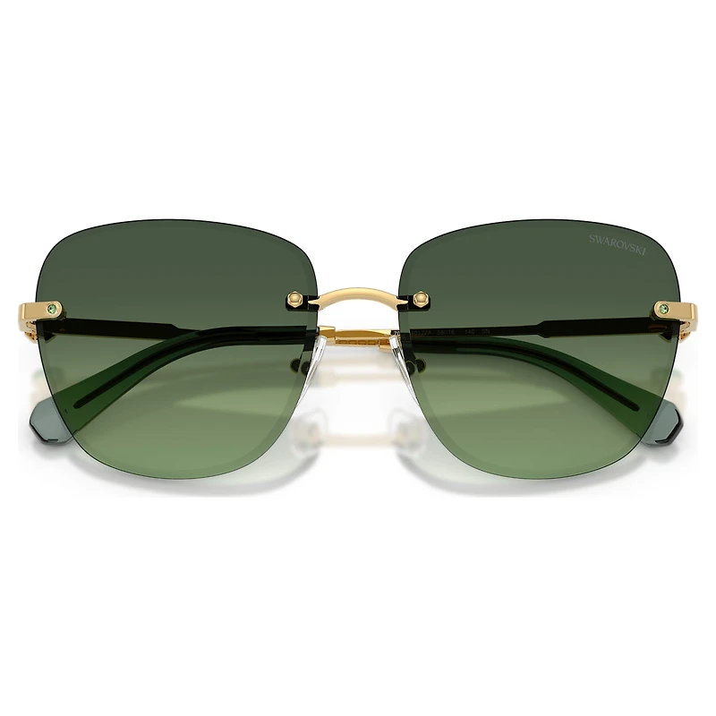 Sunglasses, Square shape, SK7043, Green by SWAROVSKI
