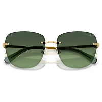 Sunglasses, Square shape, SK7043, Green by SWAROVSKI