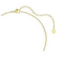 Imber necklace, Mixed cuts, Multicoloured, 18K gold finish