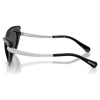 Sunglasses, Cat-Eye shape, SK6038, Black by SWAROVSKI
