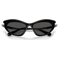 Sunglasses, Cat-Eye shape, SK6038, Black by SWAROVSKI