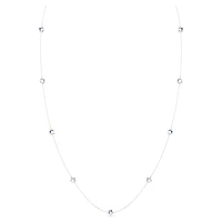 Chroma strandage, Star, White, Rhodium plated