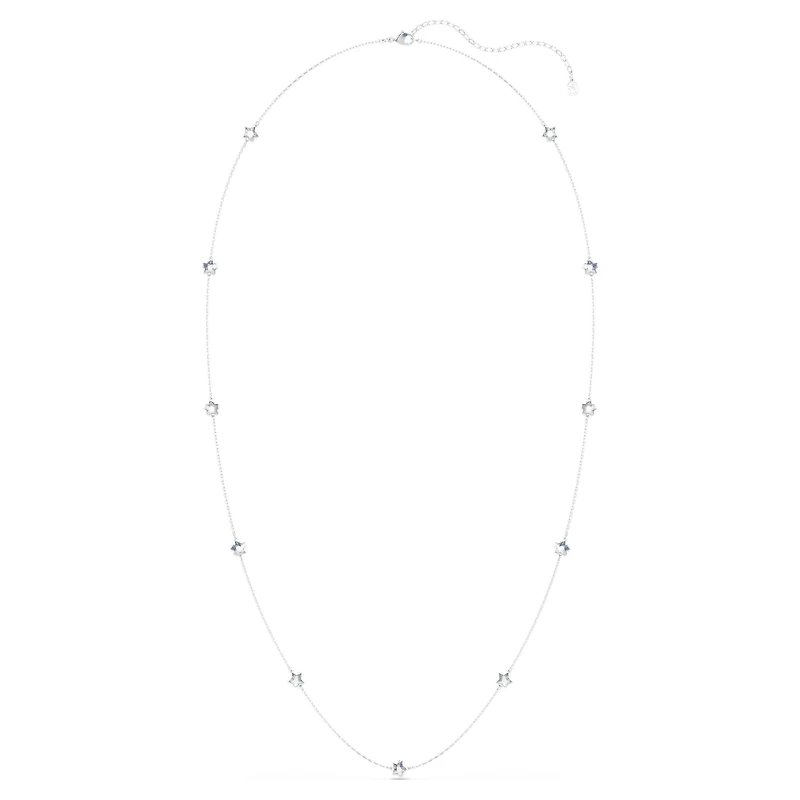 Chroma strandage, Star, White, Rhodium plated