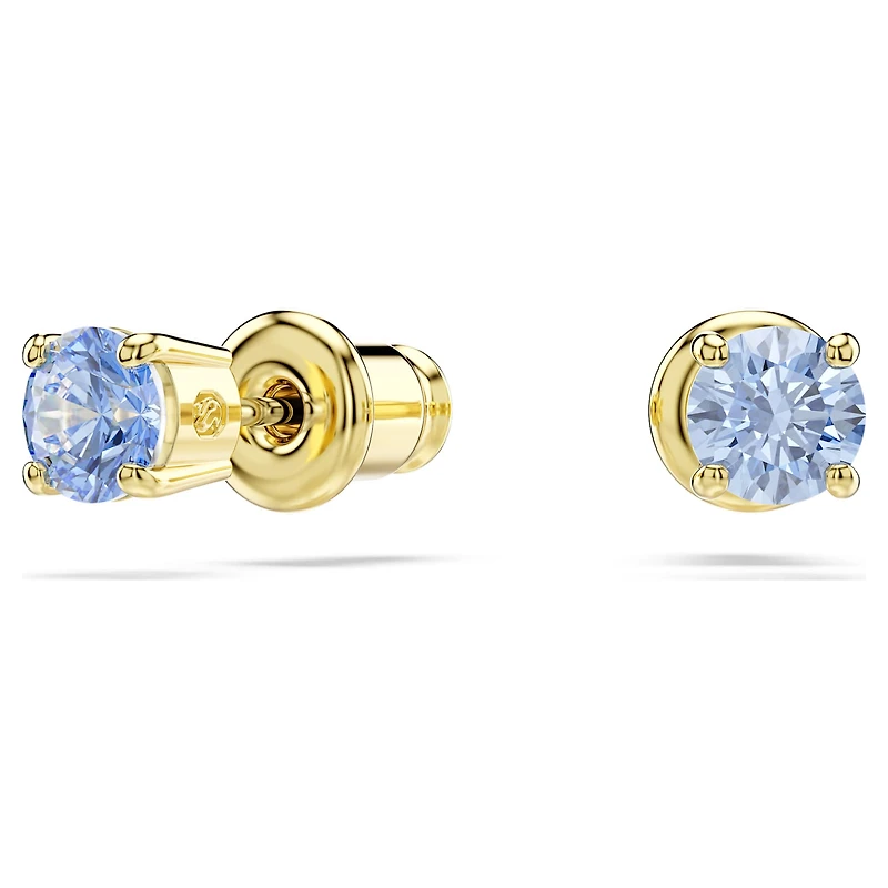 Mesmera set, Set (2), Mixed cuts, Blue, 18K gold finish