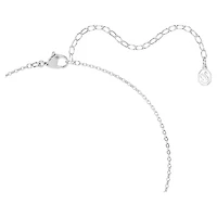 Una Angelic set, Set (2), Round cut, Green, Rhodium plated