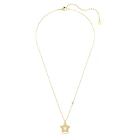 Sublima pendant, Round cut, Star, Multicoloured, 18K gold finish