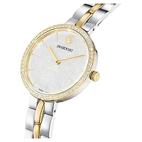 Cosmopolitan watch, Swiss Made, Metal bracelet, Silver tone