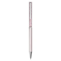 Crystalline ballpoint pen, Pink lacquered, chrome plated