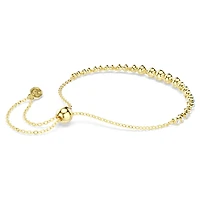 Imber bracelet, Round cut, Blue, 18K gold finish