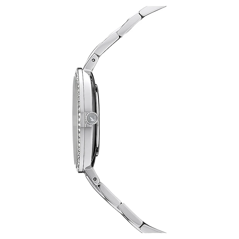 Cosmopolitan watch, Swiss Made, Metal bracelet, Silver tone