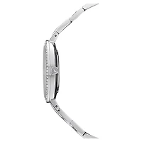 Cosmopolitan watch, Swiss Made, Metal bracelet, Silver tone
