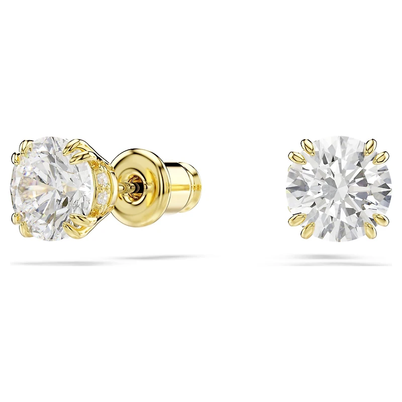 Magic set, Set (2), Mixed cuts, Snowflake, White, 18K gold finish